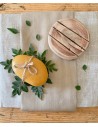 Christmas pack : Vegetal coriander soap + Wooden soap holder